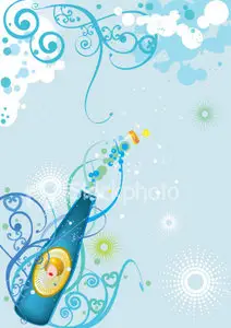 Vector drinking pattern design