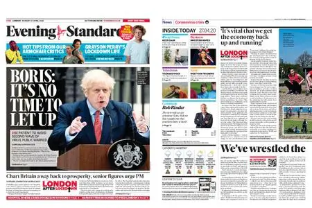 London Evening Standard – April 27, 2020
