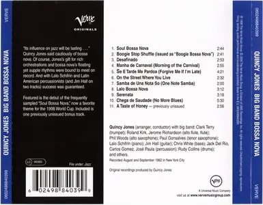 Quincy Jones - Big Band Bossa Nova (1962) [Remastered 2005] {REPOST}