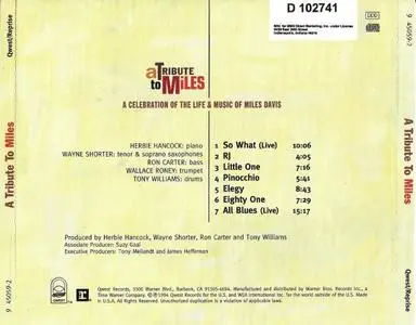 Hancock / Shorter / Carter / Williams - A Tribute To Miles (1994) {Qwest}