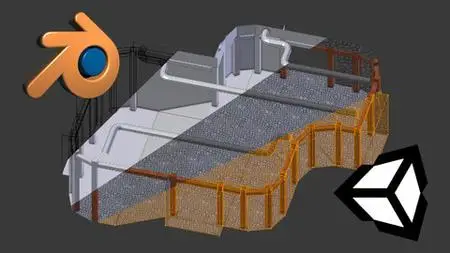 Blender For Unity Interior Only Modular Dungeon Level Design