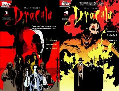 Bram Stoker's Dracula 1-4 (Topps 1992) Complete
