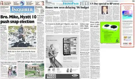 Philippine Daily Inquirer – October 24, 2005
