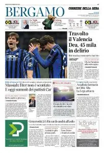 Corriere della Sera Bergamo – 20 febbraio 2020