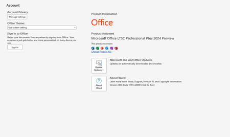 Microsoft Office 2024 Version 2403 Build 17413.20000 Preview LTSC AIO (x86/x64) Multilingual