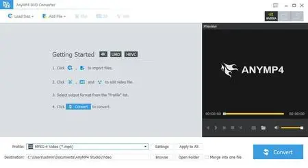 AnyMP4 DVD Converter 7.2.20 Multilingual Portable