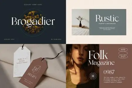 Brogadier - Elegant Serif Font