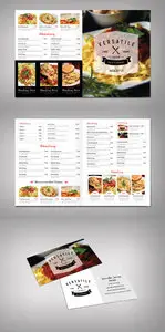 Modern Restaurant Menu Template Versatile