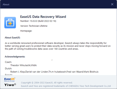 EaseUS Data Recovery Wizard Technician 15.0.0.0 Multilingual + WinPE