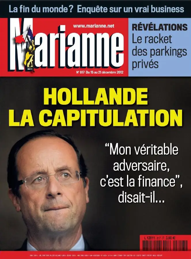 Marianne No.817 - 15 au 21 Décembre 2012
