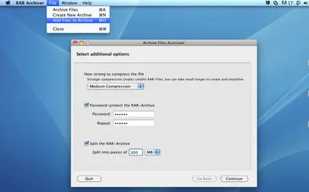 O4Soft RAR Archiver v2.4.0 Mac OS X