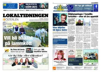 Lokaltidningen Österlen – 27 oktober 2018