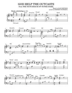 God Help The Outcasts [Jazz version] (from Disney's The Hunchback Of Notre Dame) - Bette Midler (Piano Solo)
