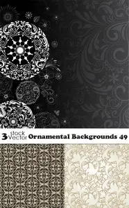 Vectors - Ornamental Backgrounds 49
