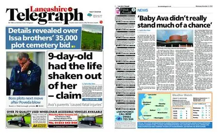 Lancashire Telegraph (Burnley, Pendle, Rossendale) – November 24, 2021