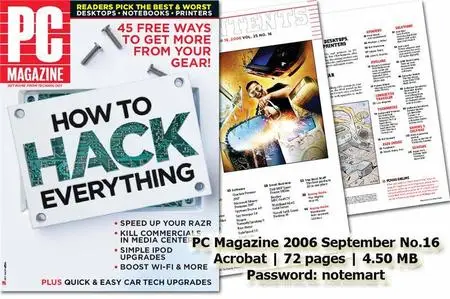 Notemart's Collection: PC Magazine 2006 - 20 issues from No.03 to No.20