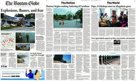 The Boston Globe – September 14, 2018