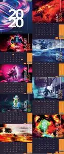 Calendar 2020 - Digital Art Template
