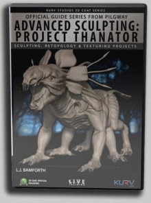 Kurv Studios - 3D Coat Advanced Sculpting - Project Thanator