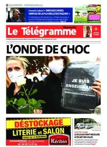 Le Télégramme Ouest Cornouaille – 18 octobre 2020