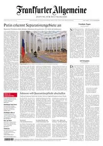 Frankfurter Allgemeine Zeitung - 22 Februar 2022