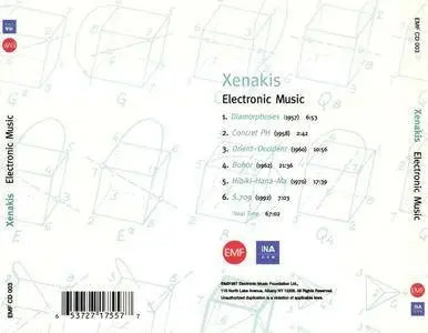 Xenakis - Electronic Music (1997)