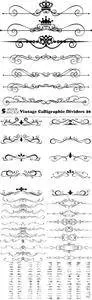 Vectors - Vintage Calligraphic Dividers 26