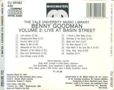 Benny Goodman - Live At Basin Street Volume 2 (1988)