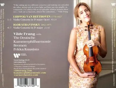 Vilde Frang, Pekka Kuusisto, The Deutsche Kammerphilharmonie Bremen - Beethoven & Stravinsky: Violin Concertos (2022)