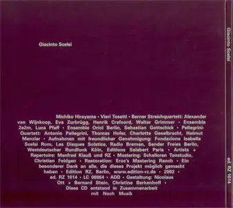 Giacinto Scelsi - ed. RZ 1014 (2002)