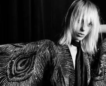 Grace Hartzel and Lili Sumner by Hedi Slimane for Saint Laurent Fall/Winter 2016-2017