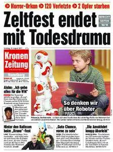 Kronen Zeitung Vorarlberg - 20. August 2017