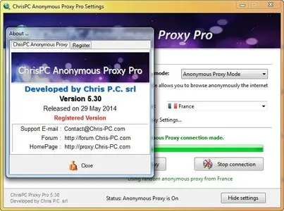ChrisPC Anonymous Proxy Pro 5.30