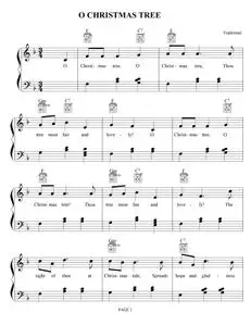 Christmas Sheet Music - O Christmas Tree