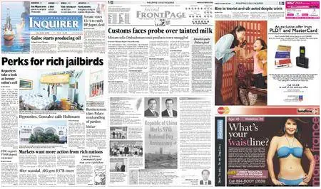 Philippine Daily Inquirer – October 10, 2008