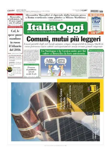 Italia Oggi - 7 Luglio 2016
