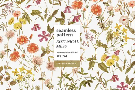 EE - Botanical Mess Pattern WFU6KA7