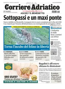Corriere Adriatico Ascoli - 14 Novembre 2025