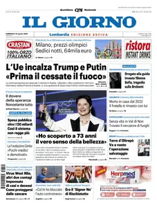 Il Giorno Bergamo Brescia - 10 Agosto 2025