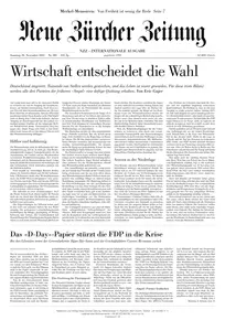 Neue Zurcher Zeitung International  - 30 November 2024