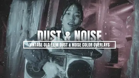 Vintage Old Film Dust and Noise Color Overlays 54868760