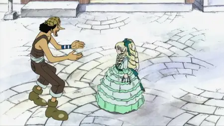 One Piece - S01E50 - Usopp vs Daddy Masterson! Duel sous le soleil ! x265-Amen