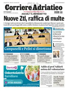 Corriere Adriatico Ascoli - 11 Novembre 2025