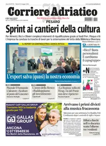 Corriere Adriatico Pesaro - 14 Maggio 2024