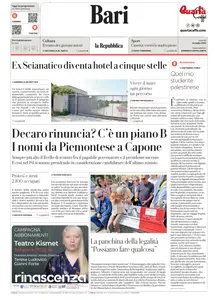 la Repubblica Bari - 18 Luglio 2025
