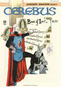 Cerebus - High Society 009 (034) (1982, 2012-Edition) (Dave Sim, digital