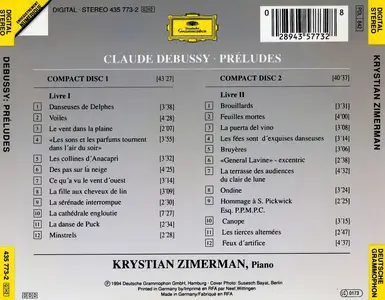 Krystian Zimerman - Claude Debussy: Préludes Book I & II (1994)