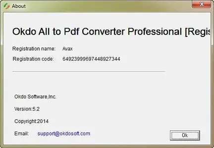 Okdo All to Pdf Converter Professional 5.2