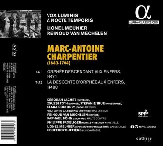 Reinoud Van Mechelen, Lionel Meunier, Vox Luminis, A Nocte Temporis - Charpentier: Orphée aux Enfers (2020)