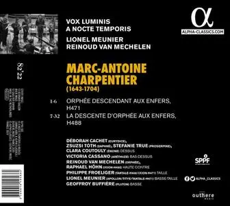 Reinoud Van Mechelen, Lionel Meunier, Vox Luminis, A Nocte Temporis - Marc-Antoine Charpentier: Orphée aux Enfers (2020)